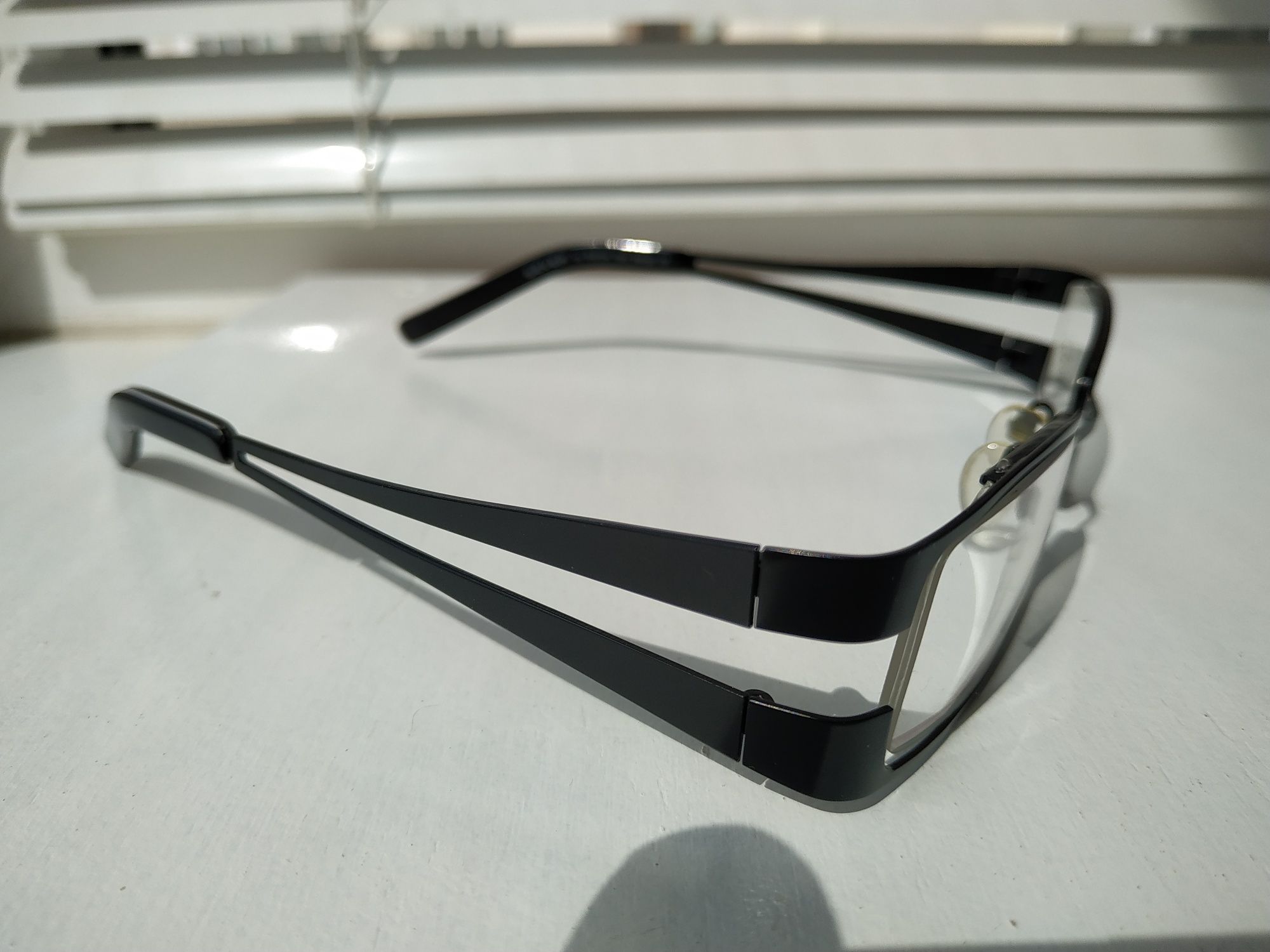 оправа окуляри Seven вузька 26 мм читання металева чтения очки узкие