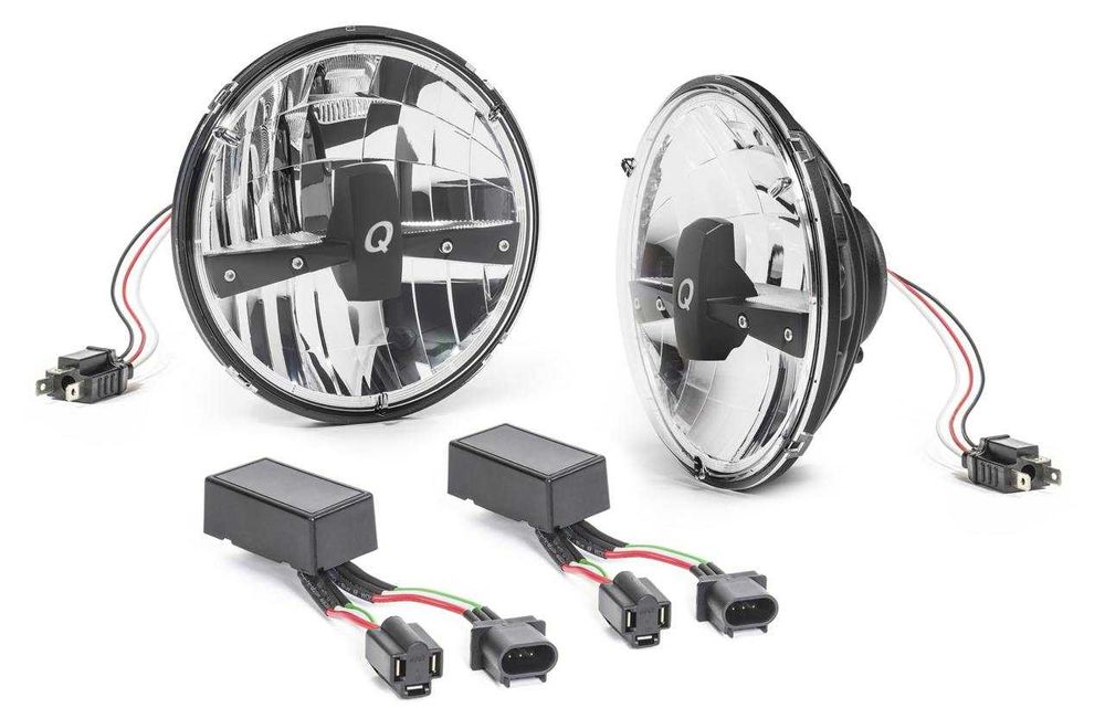 Комплект фар Quadratec Gen II LED на 07-18 Jeep Wrangler JK