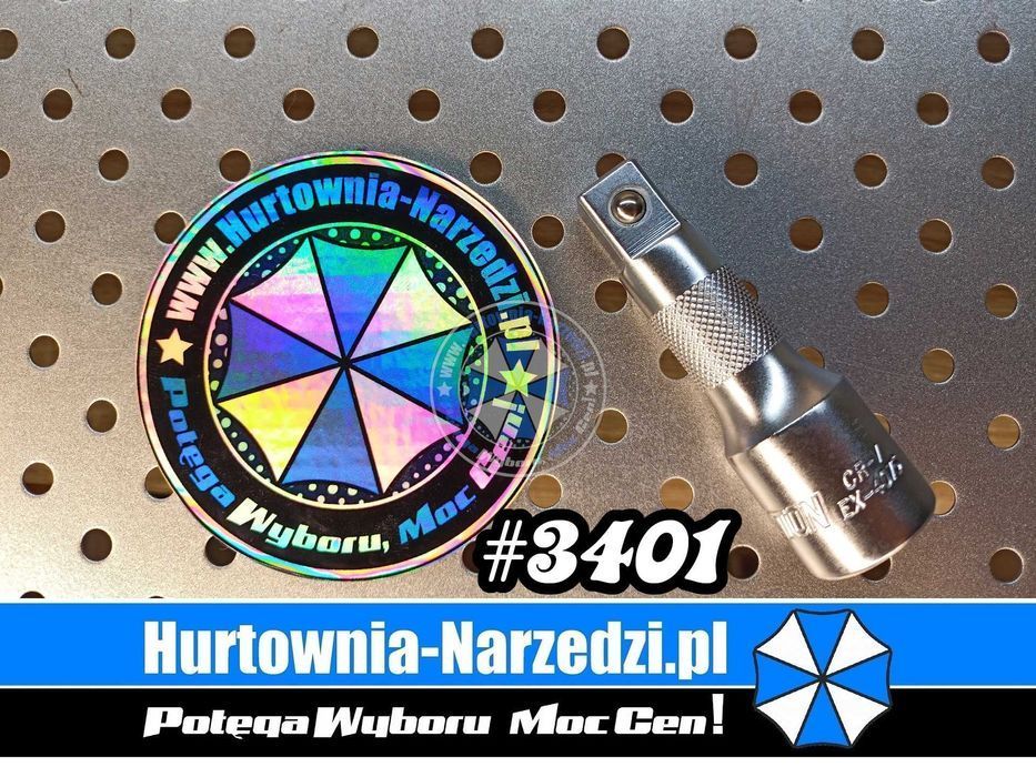 Przedłużka 1/2" 75mm Cr-V przedłużka do kluczy przedłużka 75mm