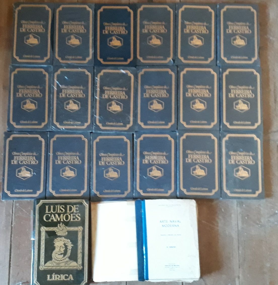 Grande coleção de livros vintage