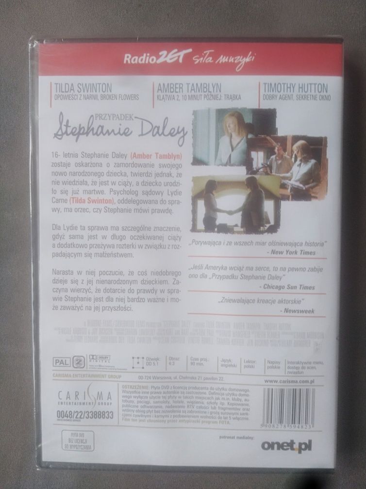 Przypadek Stephanie Daley DVD Nowa