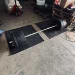 Sztanga olimpijska gryf 220cm 20kg 100kg obciazenia bumper