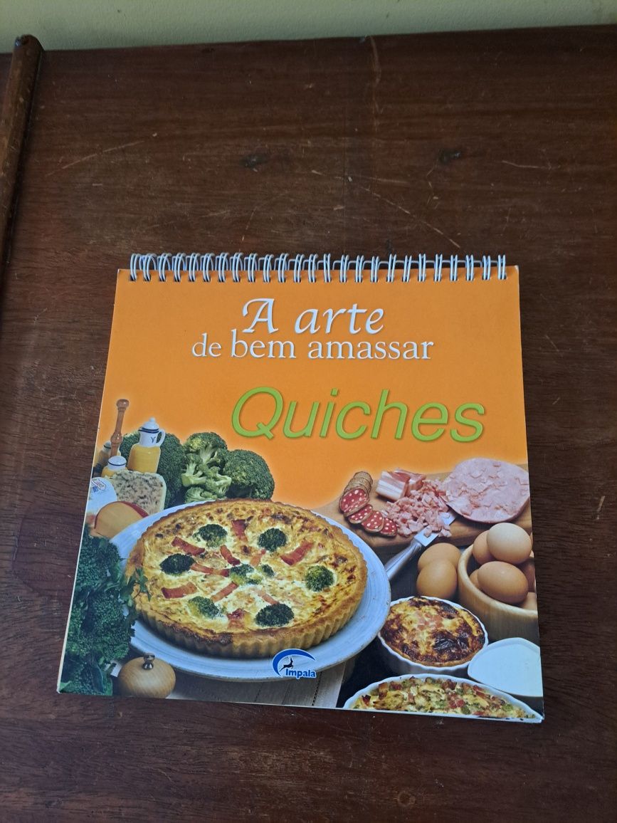 Livro A arte de bem amassar Quiches