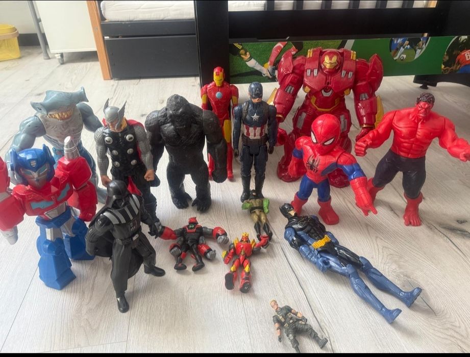 Figurki Marvel Batman Spiderman zestaw