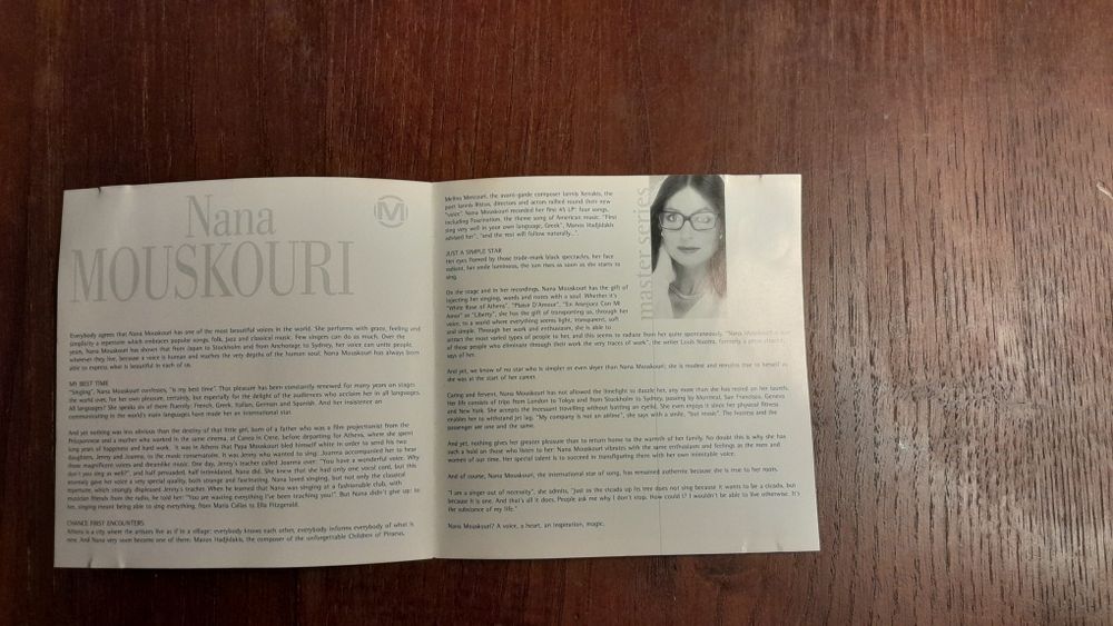 CD Nana Mouskouri