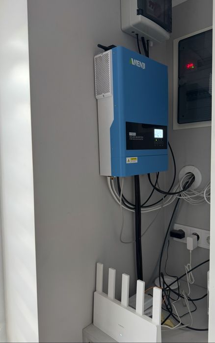 Інвертор Anenji 6.2 kw 48V з  WiFi  з комплектом батарей 4,5 кв (б/у)