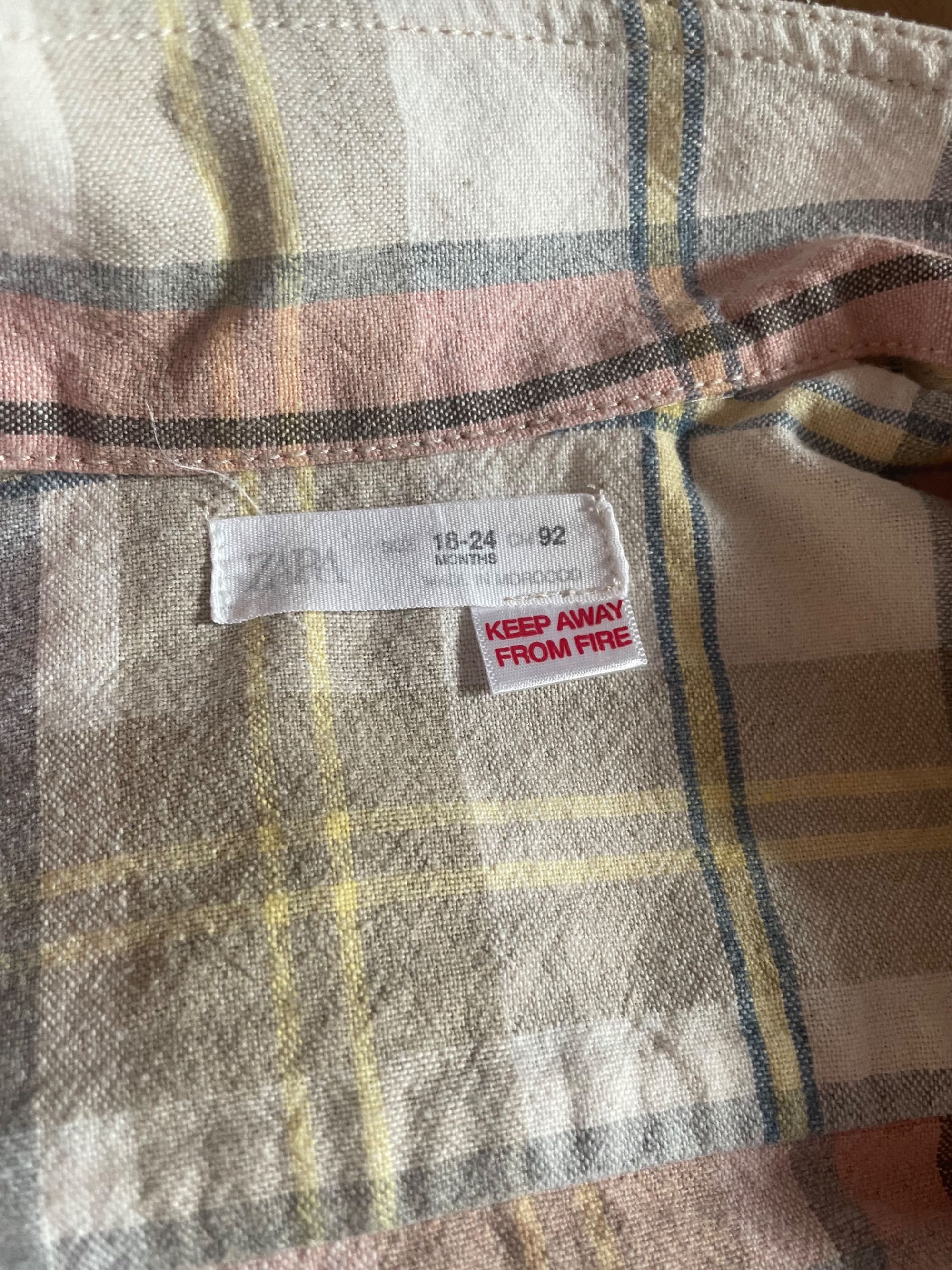 2 koszule w kratę dla dziewczynki Zara Primark śliczne na jesień 92