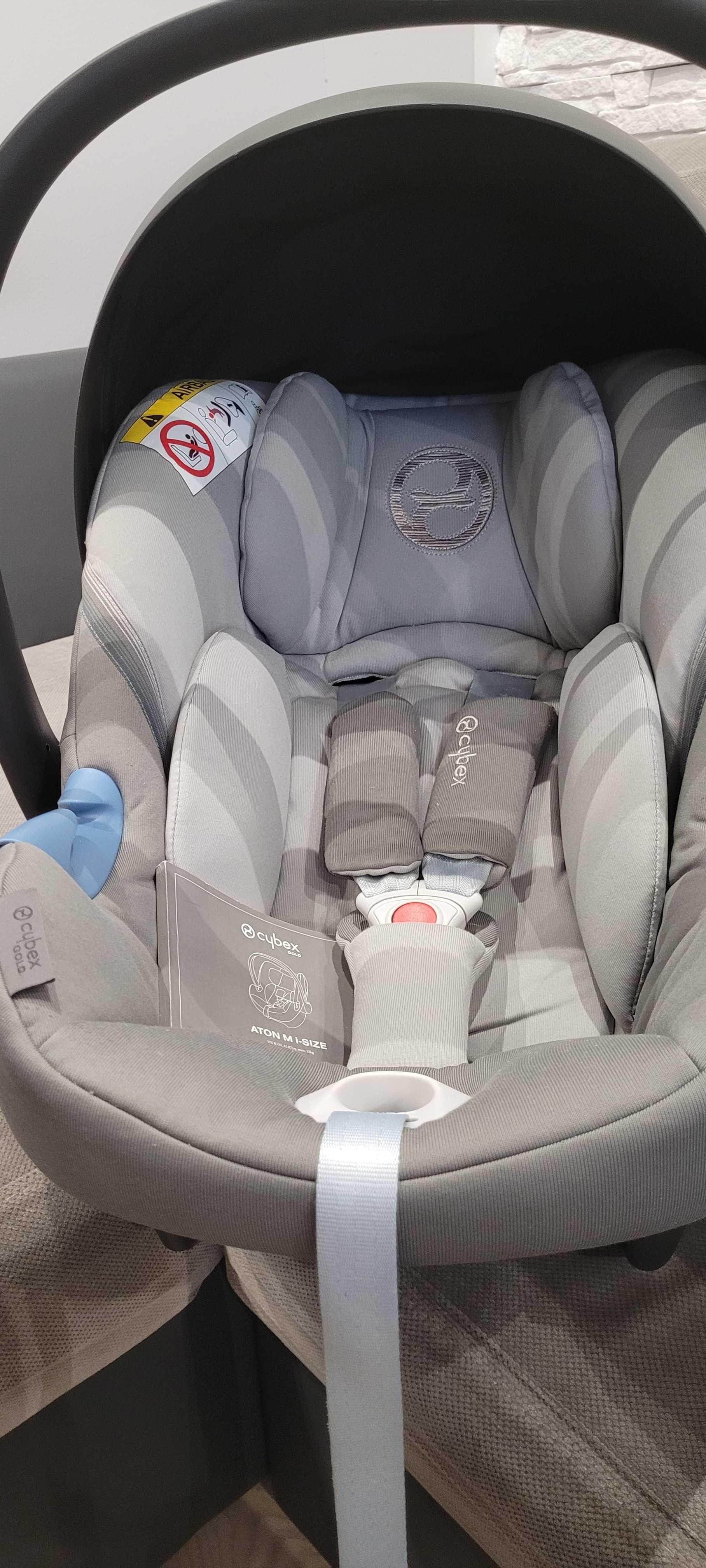 Fotelik  Cybex Aton M, Cybex Sirona M2 i baza M KOMPLET