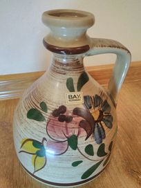 dzbanek Bay Keramik vintage ceramiczny ceramika malowany kwiaty wazon