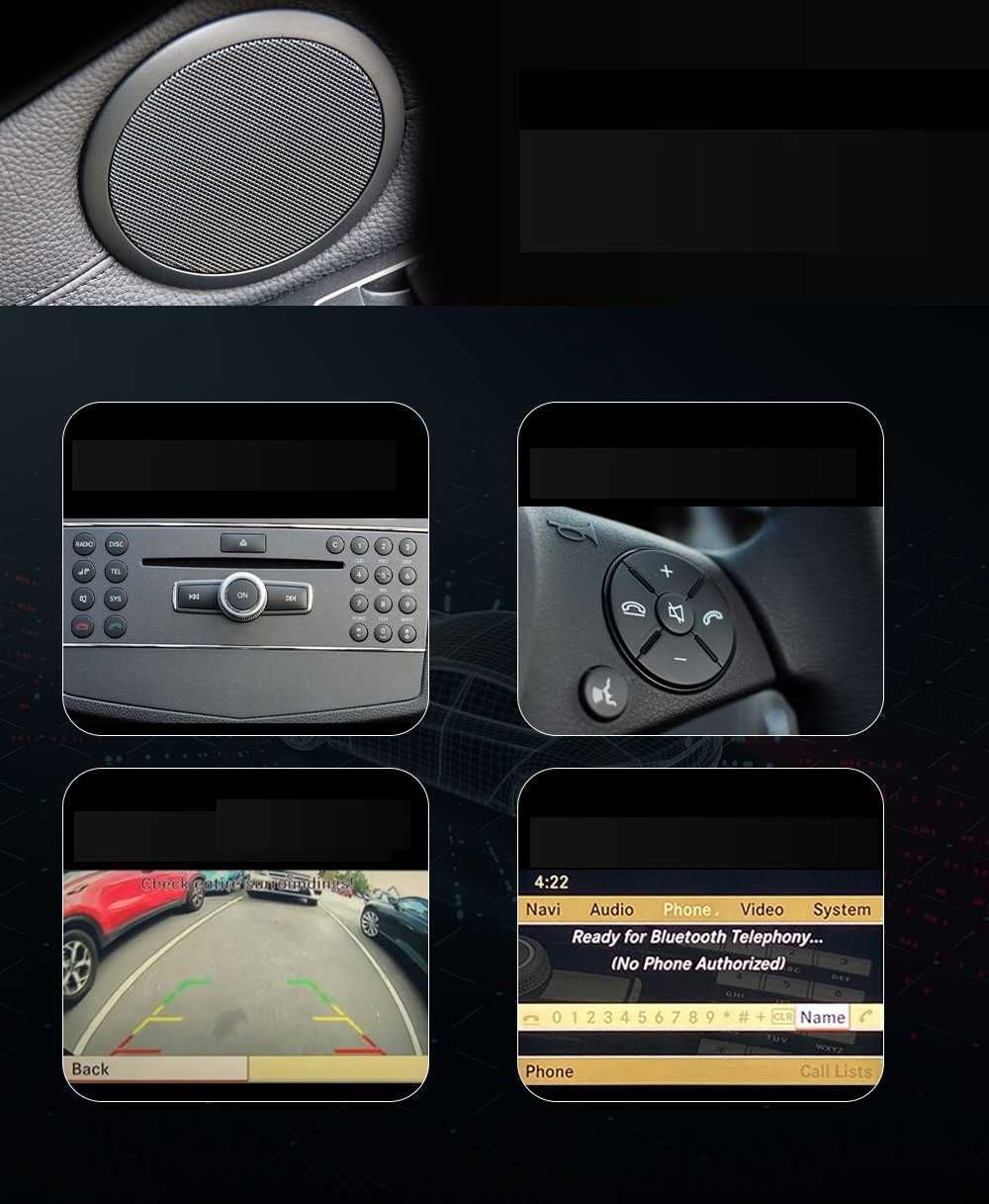 CarPlay Android Radio DAB USB GPS WiFi 4G 10,25 Mercedes E W212 NTG5.0