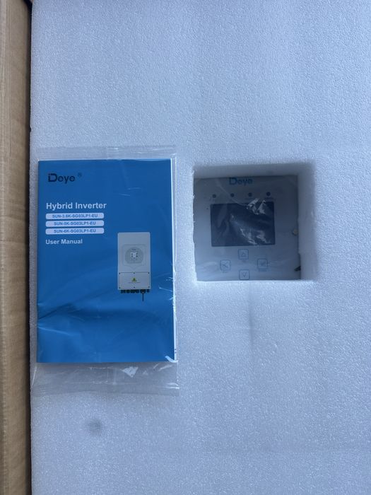 Deye Інвертор Гібридний 3:6кв новий.