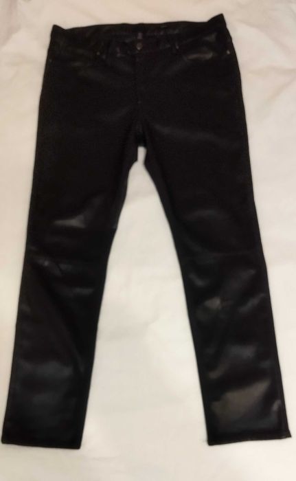 Мужские кожаные джинсы  H&M    - Skinny Fit   (W36)