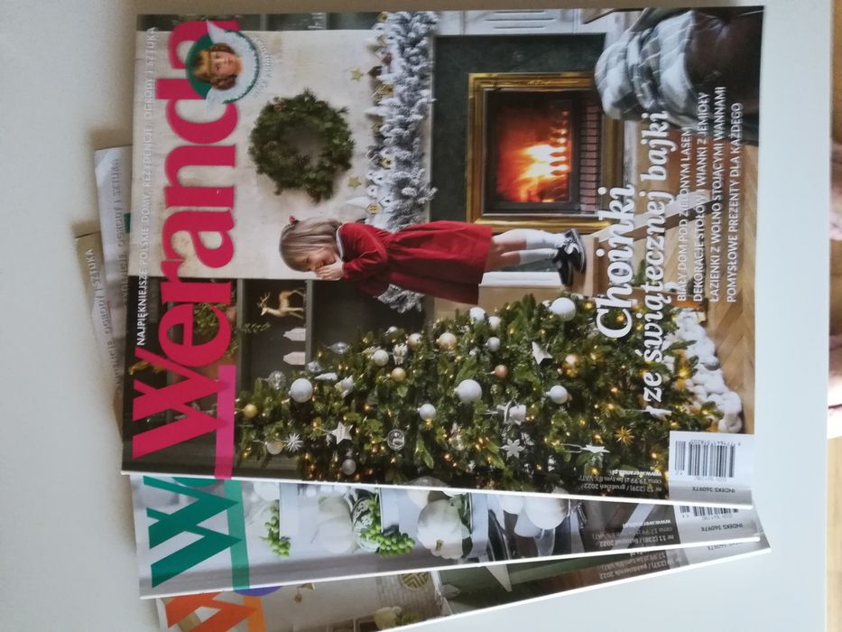 WERANDA X,XI,XII 2022 trzy czasopisma stan idealny Boże Narodzenie