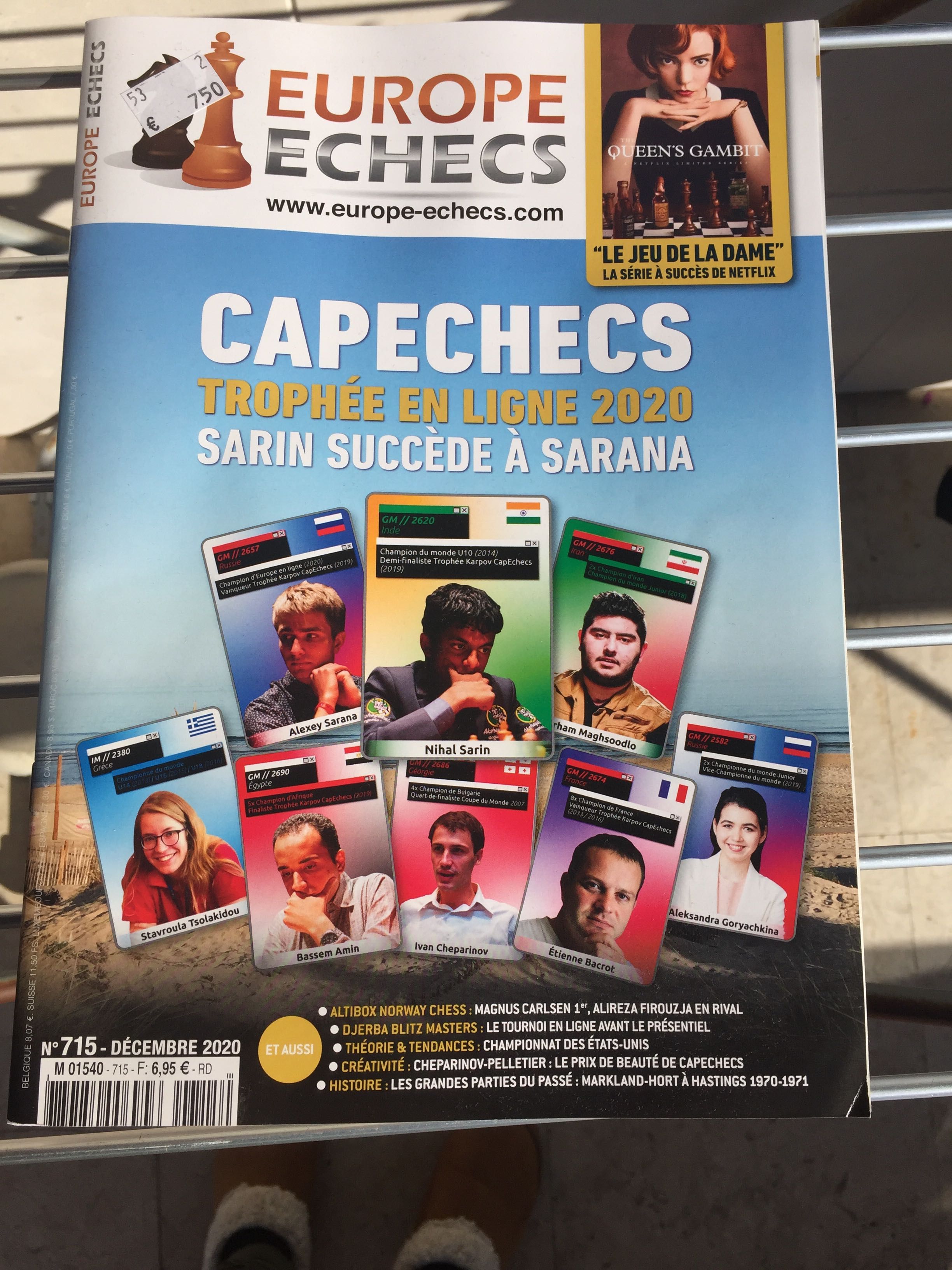 Revista de xadrez Europe Echecs ( nova)