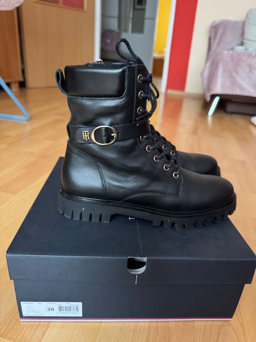 Buty skórzane Tommy Hilfiger rozmiar 39