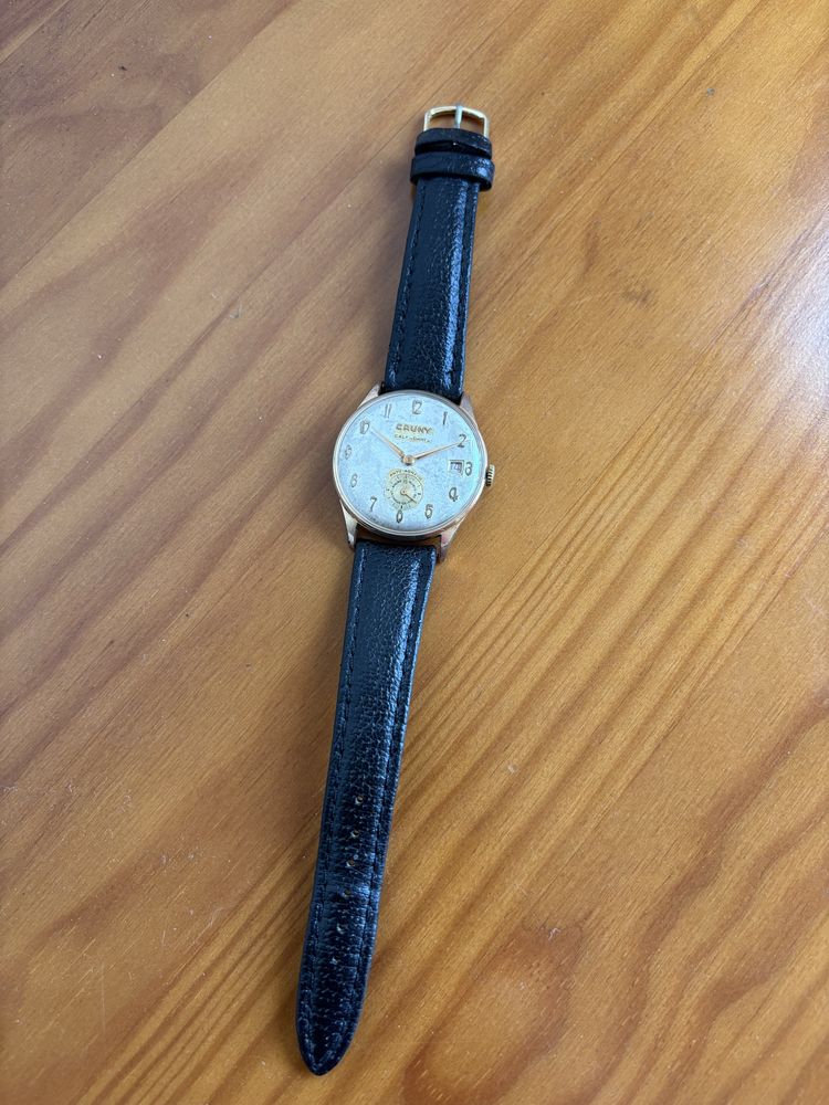 Relogio Cauny calendario 36mm calibre Unitas 6410