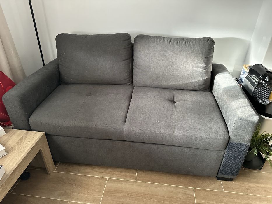 Sofa cama cinzento