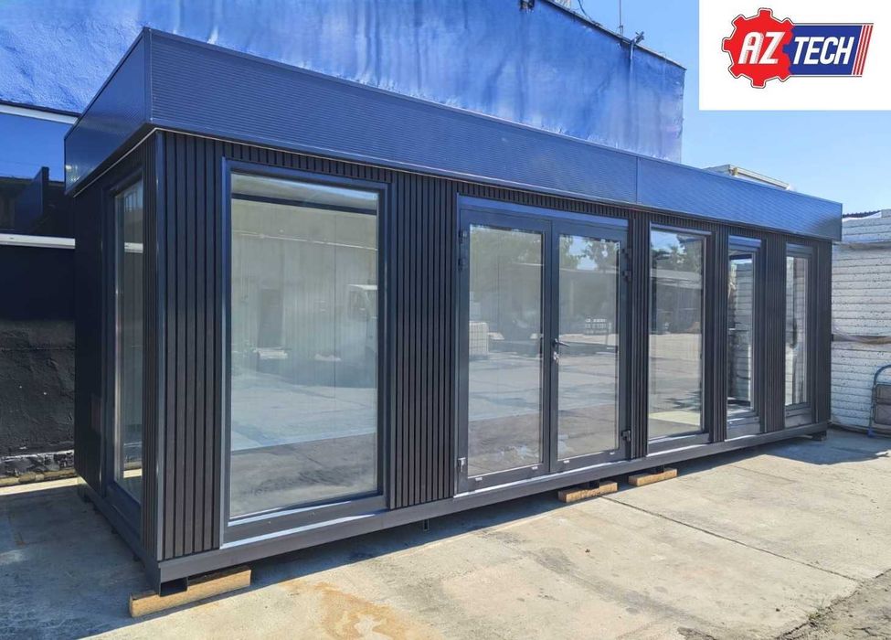 WYPRZEDAŻ! BLACK FRIDAY! Kontener biurowy 8,0 x 2,5 m z lamelami