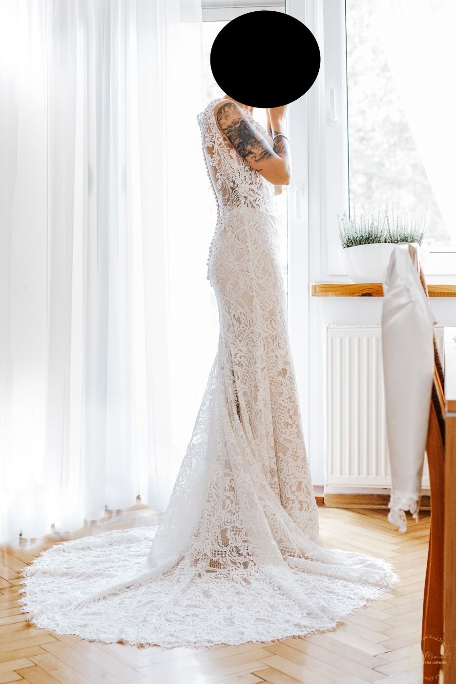 Suknia ślubna Vanilla Sposa koronkowa XS/S