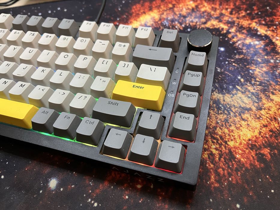 Клавіатура механічна AJAZZ AK820 Black-Yellow