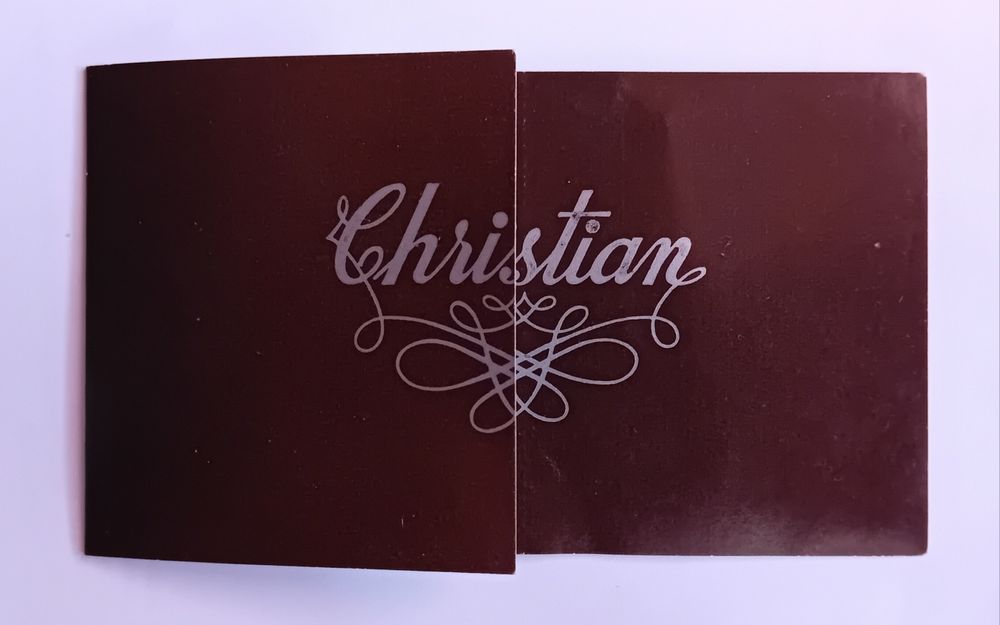 Sapatarias Christian Cartão de visita
