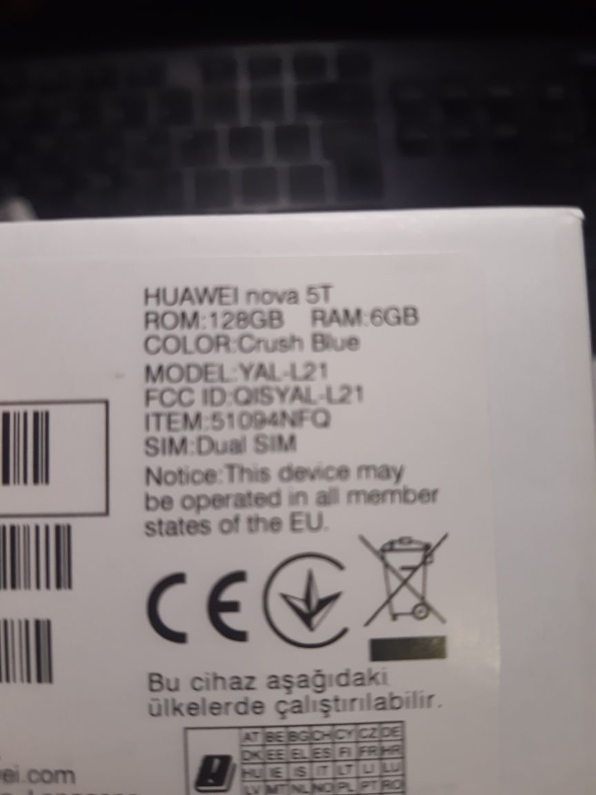 Телефон Huawei Nova 5T