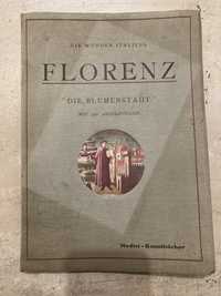 Stara książka Florenz die blumenstadt die wunder italiens 1936 rok