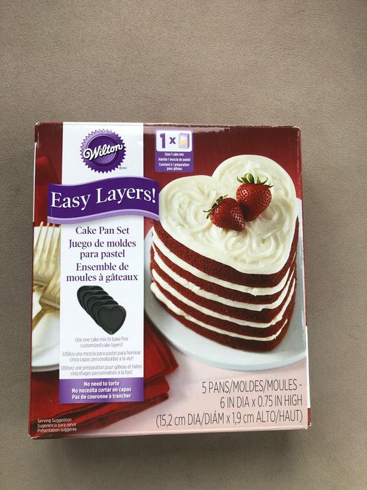 Sprzedam formy serca do ciasta wielowarstwowego