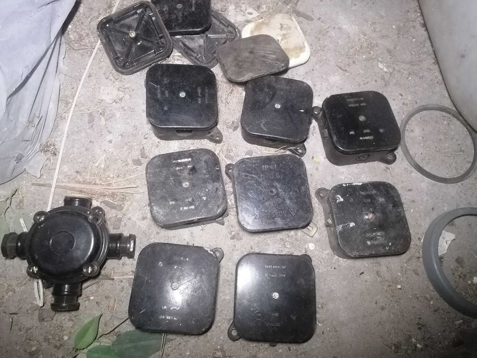 Puszka elektryczna OSPEL PRL retro bakielit bakielitowa stara zabytek