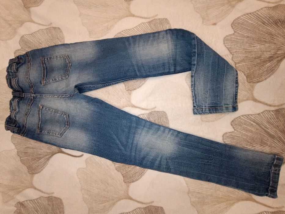 Spodnie Dżinsy Chłopięce George Skinny122-128 cm Wąskie Dziury
