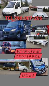 Wynajem Auto Laweta TANIO 1.500 kg Ładowność