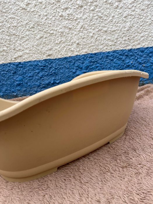 Cama para animais de estimação bege