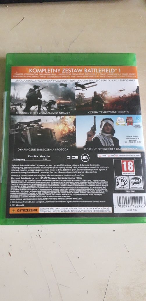 Gra Battlefield 1 Rewolucja (XBOX ONE)