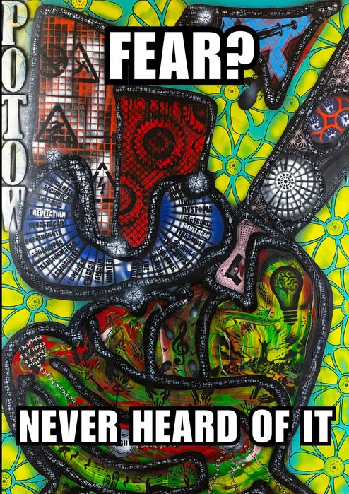 Poster Pequeno - Arte colorido - Decoração - POTOW