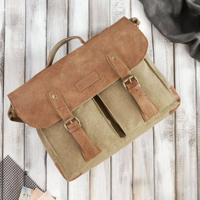 Torba męska ze skóry wegańskiej Paolo Peruzzi E-07-MC