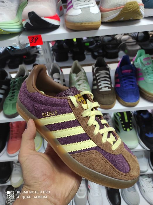 ОРИГІНАЛ 100% Кросівки Adidas Originals Gazelle Indoor Maroon Almost38