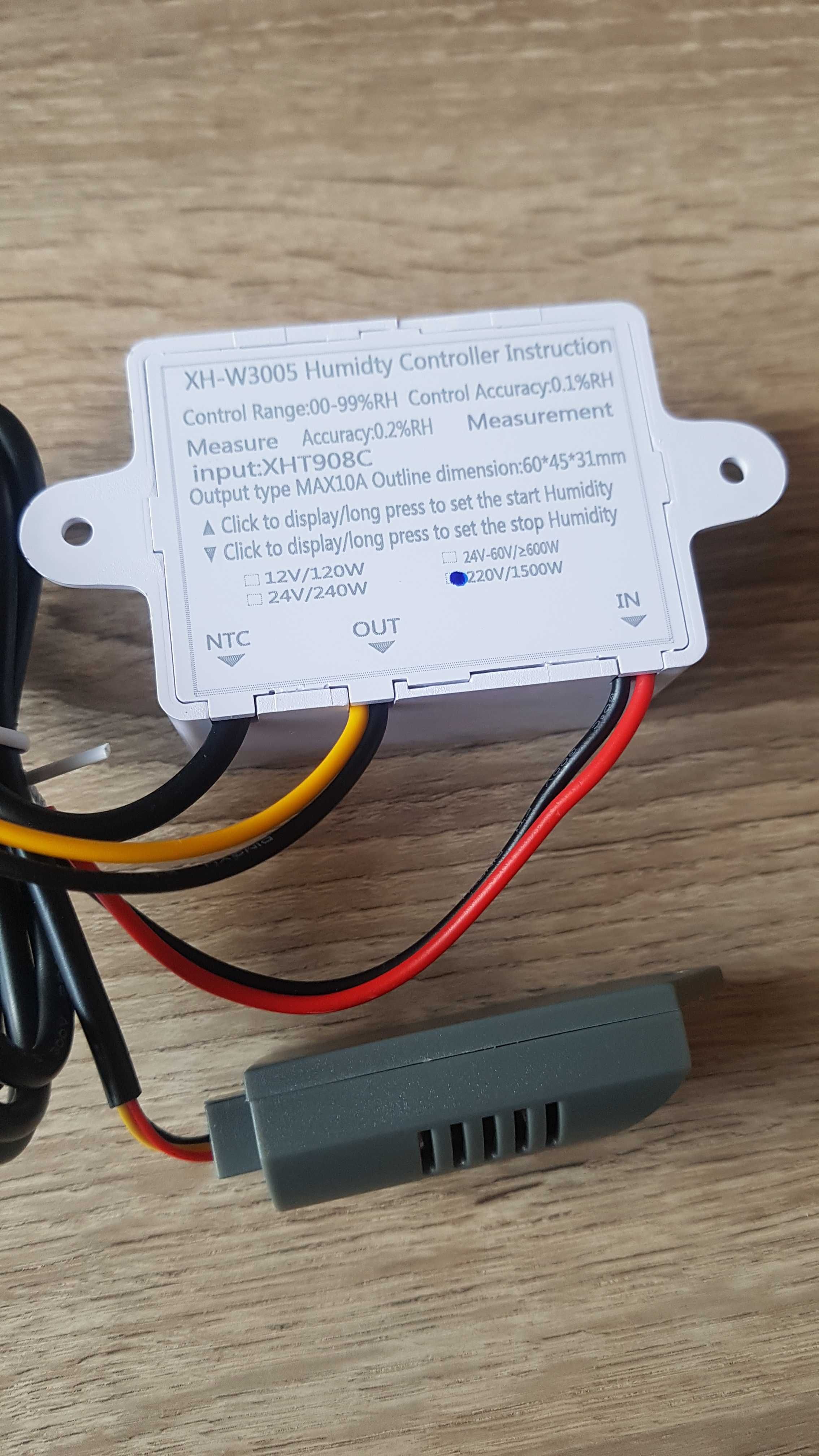 Regulator wilgotności 230v Nowy