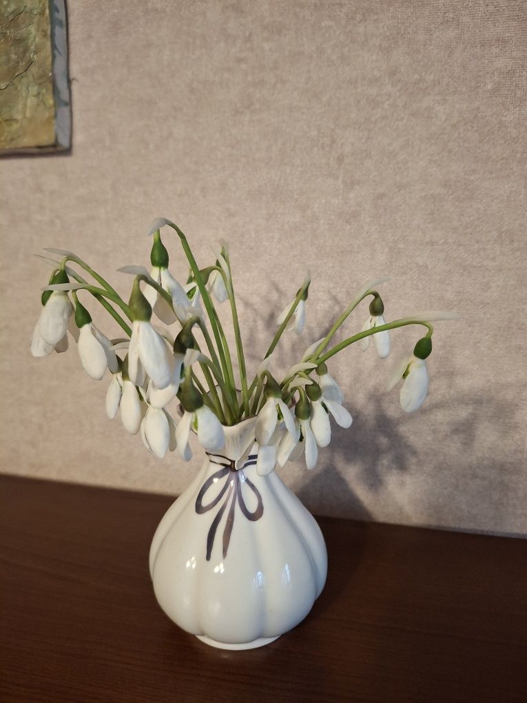 Продам подснежники из полимерной глины (холодный фарфор)