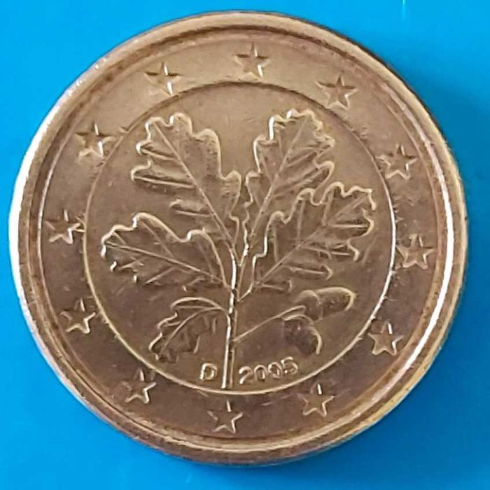 1 Cêntimo de 2005  *D * da Alemanha