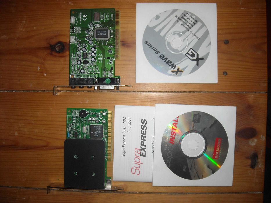 Placa Modem muito antiga com drivers