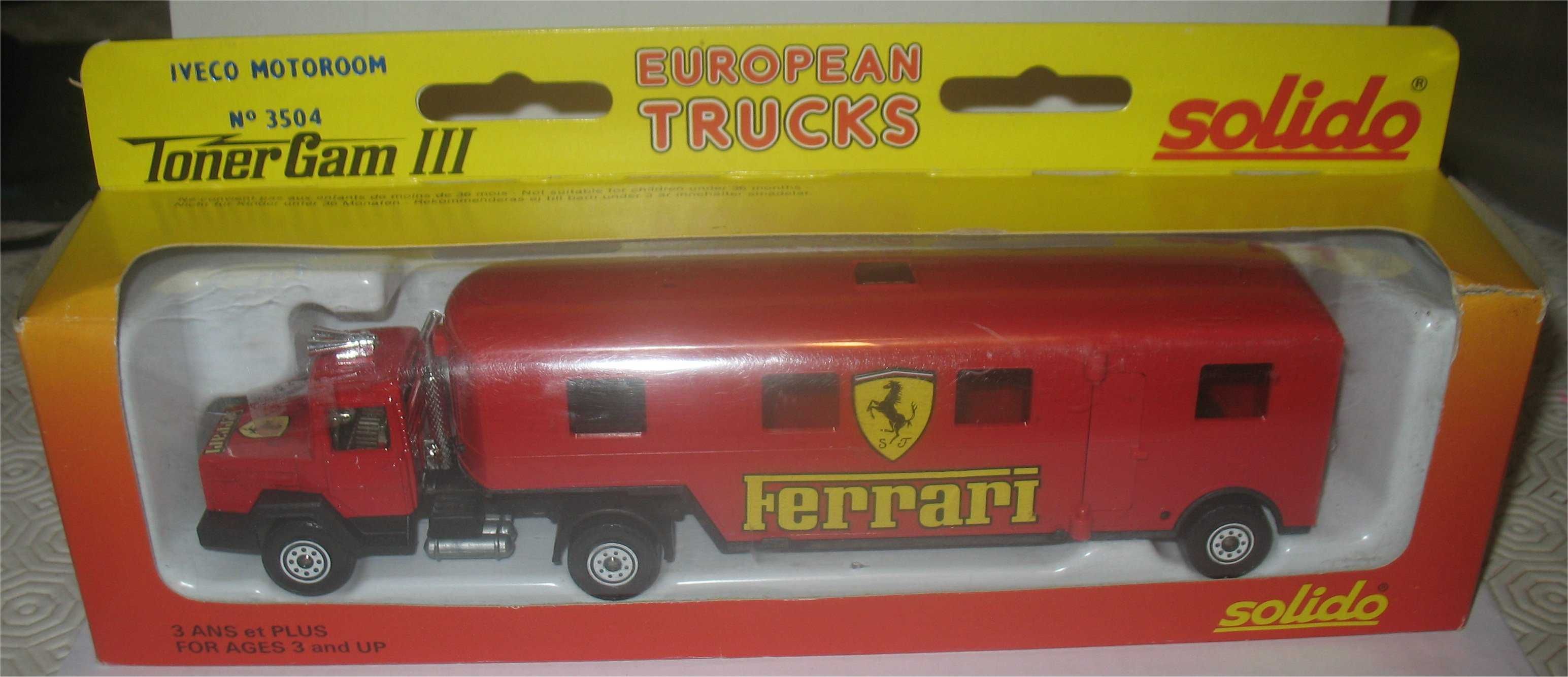 Solido - Iveco Motoroom - Ferrari