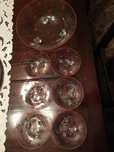 Taça e 6 tacinhas vidro