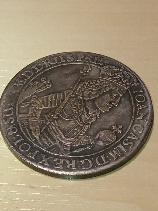 Очень древняя монета медаль IOAN CASIM 1650