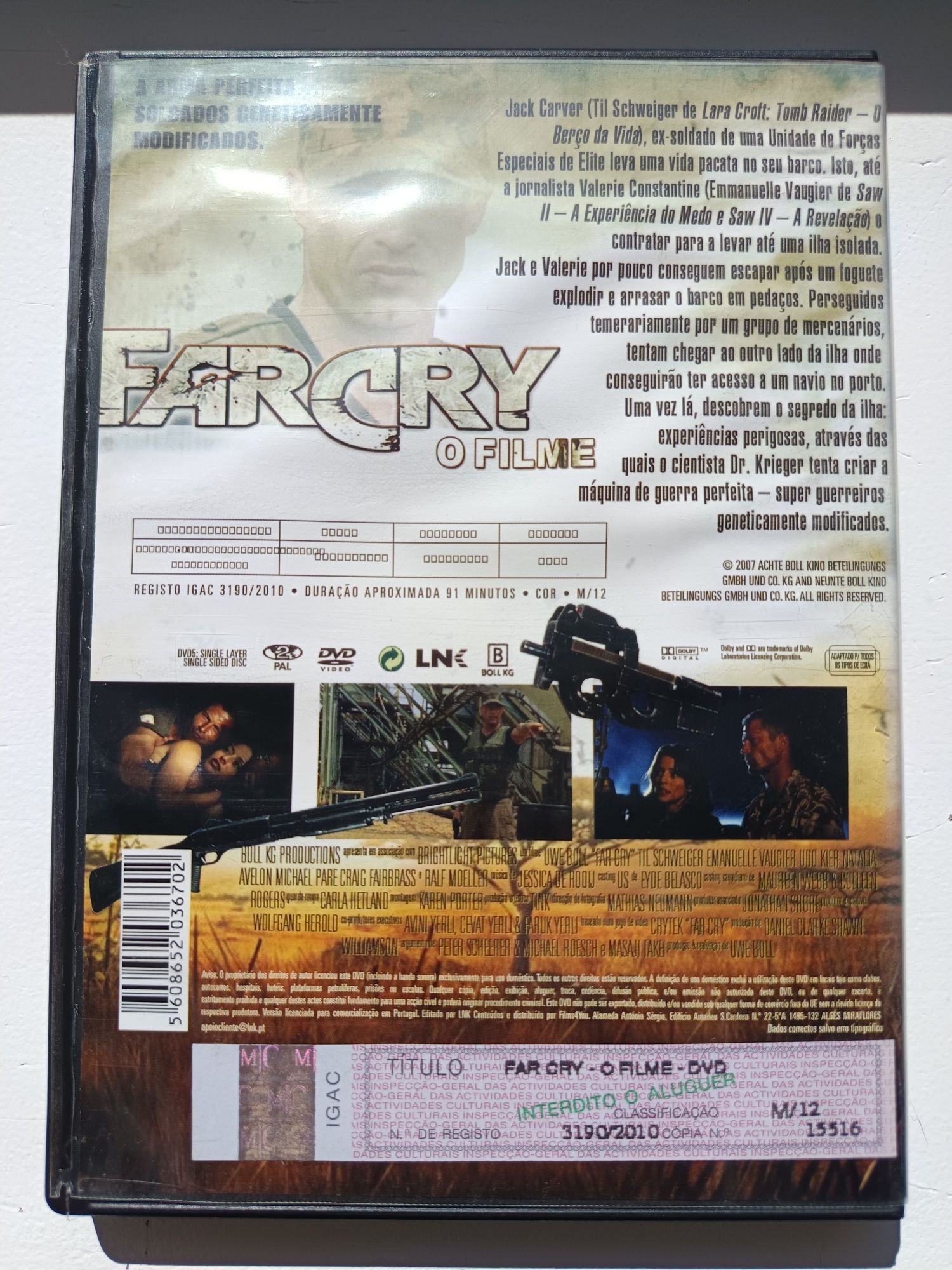 DVD farcry o filme