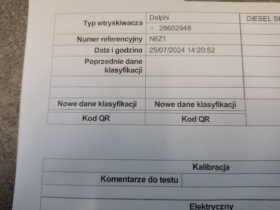 Wtryski delphi 2.0 HDI Sprawdzone NOWE KODY