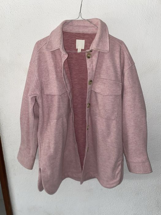 Casaco cor de rosa H&M