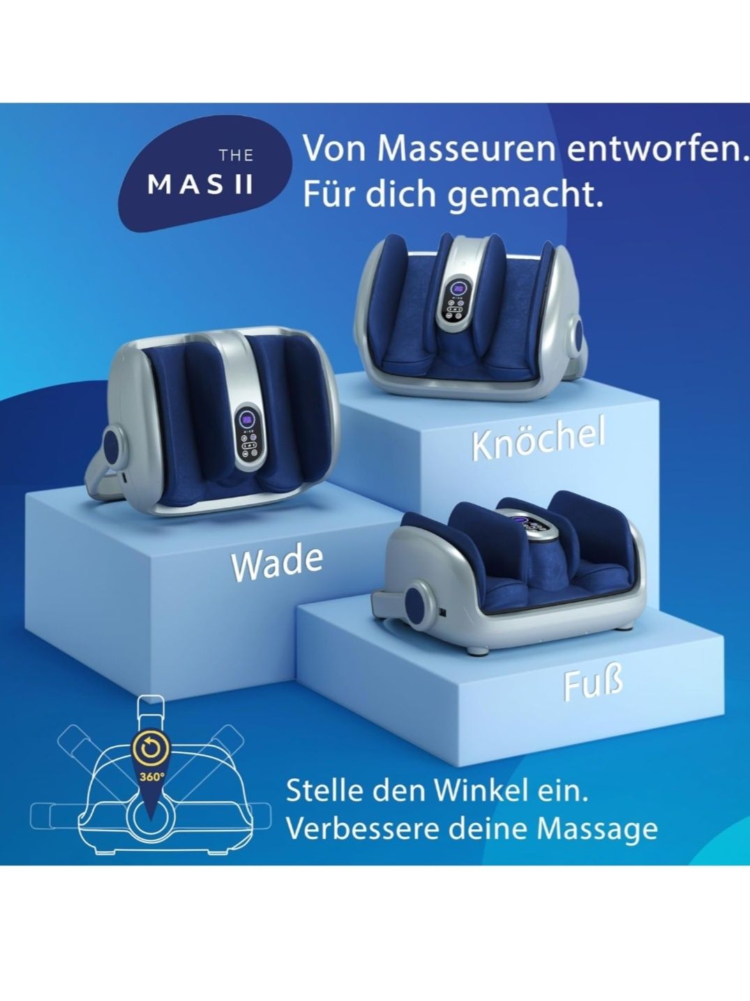 Miko Shiatsu masażer stóp z masażem głębokich tkanek poprawia krążenie