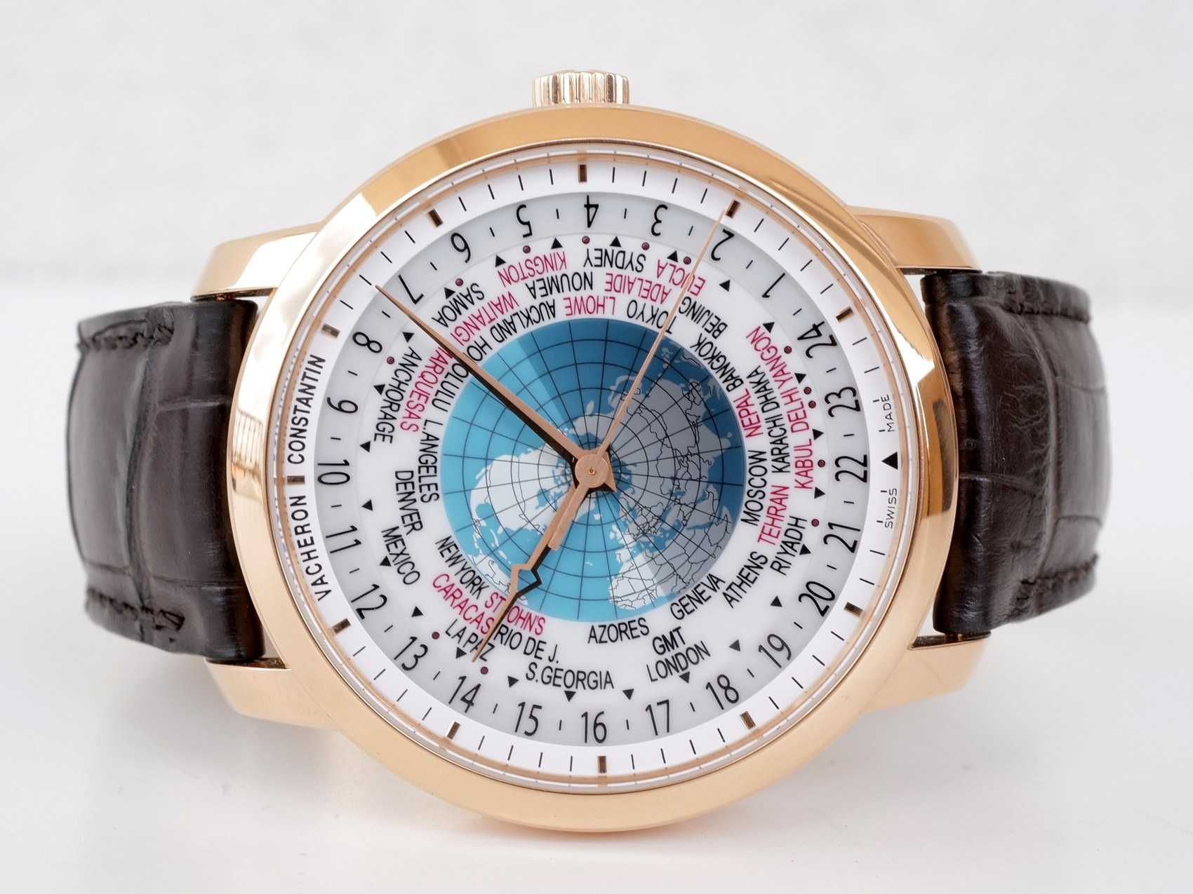 Vacheron Constantin Patrimony Traditionnelle World Time 18k Rose Gold