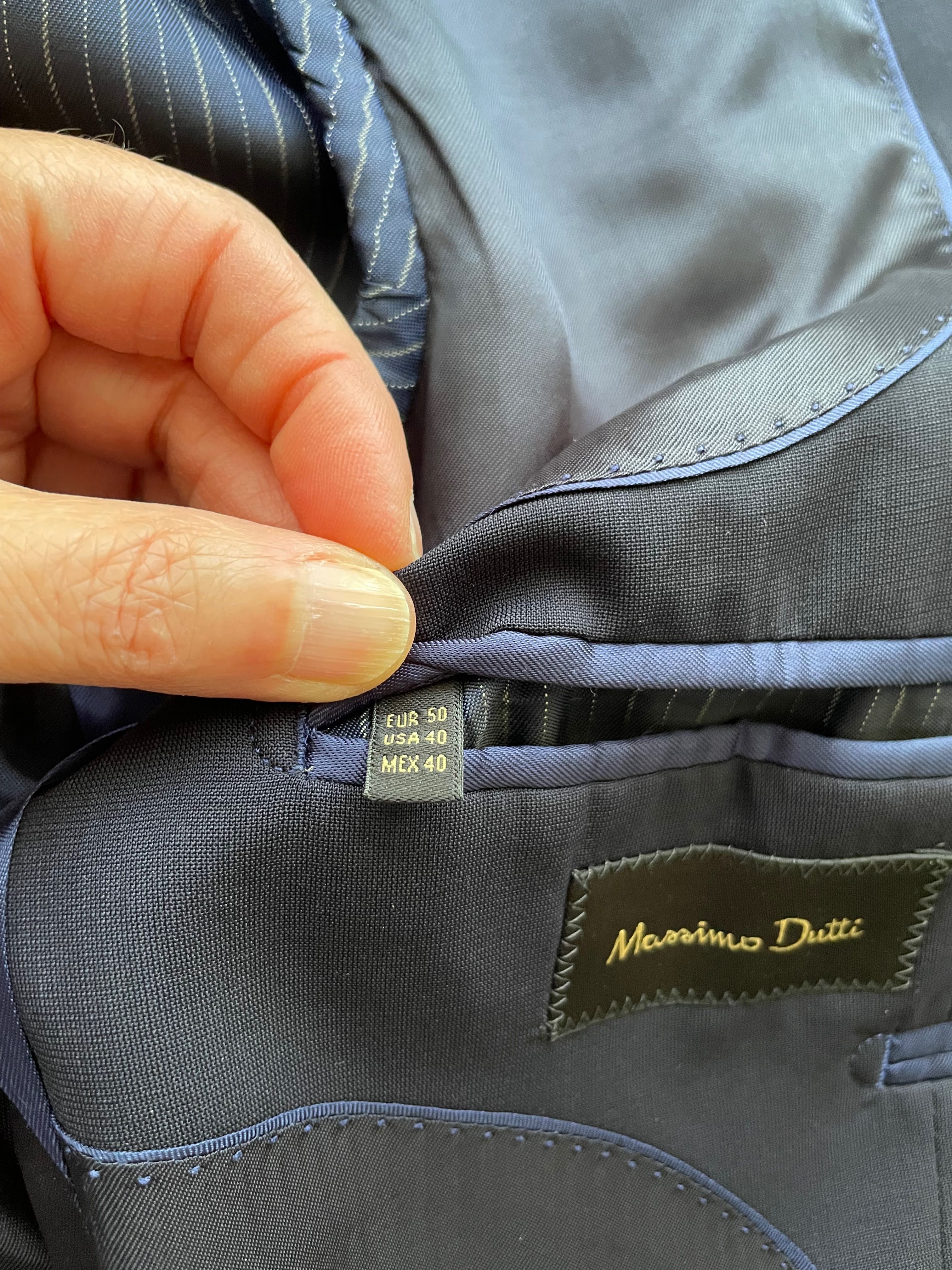 Fato homem Massimo Dutti azul escuro