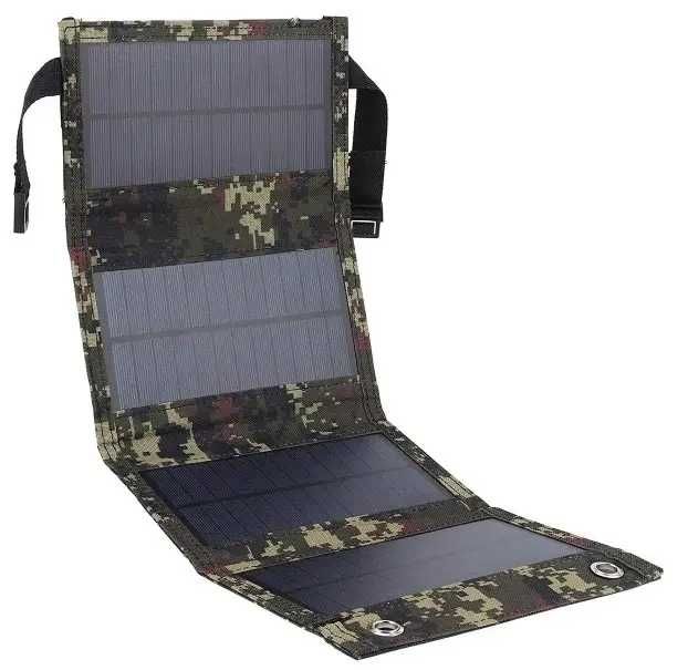 Солнечная панель USB батарея зарядка 20W (5V-2,2 A) раскладная